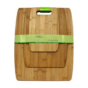 Juego de 3 Tablas de Cortar de Bambú CB1156 - Tablas de Cortar Duraderas y Ecológicas - Product Image 1