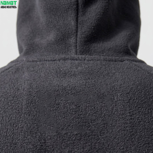Conjunto de Sudadera con Capucha y Pantalones Cortos Negros para Hombre Naimat, de Algodón y Felpa, Color Sólido, Informal, para Otoño, Transpirable, Tejido - Product Image 6