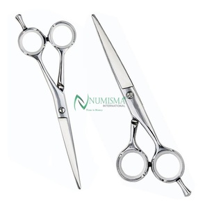 Ciseaux de coiffure professionnels en acier inoxydable, marque privée, pour la coupe de cheveux, ciseaux de barbier de qualité supérieure - Product Image 4