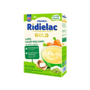 Vinamilk - Ridielac Gold-Cereal infantil-Comida para bebés-Anguila, zanahoria, sabor a Frijol mungo-200g por caja X 24 cajas por caja - Product Image 1