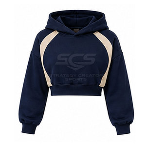 Ensemble de sweat-shirt à capuche pour femme en 2 pièces avec blocs de couleur et bande latérale, manches longues, coupe ample, style sportif, à porter toute l'année - Product Image 4