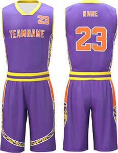 Uniforme de Baloncesto Unisex de Diseño Personalizado, 100% Poliéster, Transpirable, Antiarrugas, sin Mangas, Cuello en V, Logotipo Personalizado en la Parte Delantera - Product Image 6