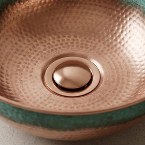 Évier en cuivre martelé à la main, bol artisanal en laiton, lavabo en cuivre fait main pour salle de bain, idéal pour la maison et les hôtels - Product Image 3