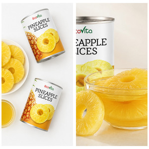 Delicious Vietnam Manufacturer Supply Top Selling Canned Pineapple in Pineapple Juice Packed in 20oz Can - Product Image 5