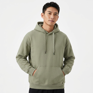Sudadera con Capucha Blanca para Hombre, Corte Regular, Estilo Casual, con Bolsillo Delantero, Tejido de Felpa, 100% Poliéster - Product Image 3