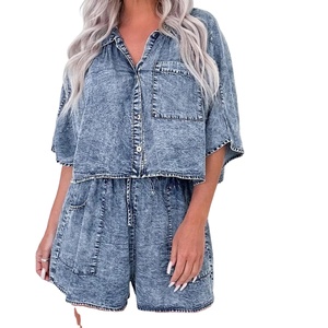 กางเกงยีนส์เอวสูงรัดรูปเอวสูงสำหรับผู้หญิง, กางเกงยีนส์ขาตรงมีเชือกขาดสำหรับฤดูร้อนกางเกงยีนส์2026สั้นสุดฮิต - Product Image 5