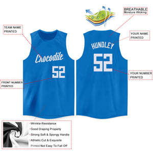 TriPro Sports Custom Blue Basketball Jersey Sleeveless Quick Dry <b>Polyester</b> Team Name Number 3D Pattern Unisex Sports <b>Shirt</b> for - Product Image 3