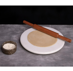 Wood Rolling Pin White Stone Marble Roller Dough <b>Board</b> Pastry Dough Roller Baking Tools <b>Cake</b> Rolling Pin - Product Image 1