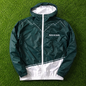 Custom <b>Men</b>’s Windbreaker Green <b>White</b> <b>Jacket</b> Set Lightweight Hooded Running Sportswear Sublimation Training Jogging Tracksuit OEM - Product Image 6