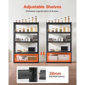 18 \ "D X 48 \" W X 78 \ "H scaffali per Garage a 5 livelli per organizzare il tuo spazio - Product Image 4