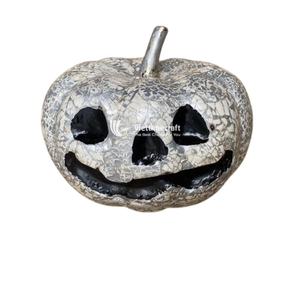 Décor de citrouille coquille d'oeuf durable fait à la main, centre de table d'automne coquille d'oeuf mosaïque citrouille Halloween en gros - Product Image 3