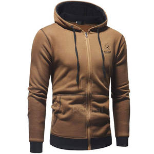 Sudaderas con Cremallera para Hombre, Cómodas, de Secado Rápido, Transpirables, Hechas de Algodón, Precio Económico al por Mayor, Sudaderas Básicas con Cremallera para Hombre - Product Image 2