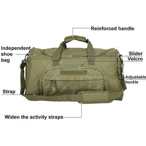 Bolsa de Gimnasio Ligera de Gran Capacidad con Costuras Reforzadas, Cierres Suaves, Forro de Nailon, Diseño Práctico para Deportes y Uso Diario - Product Image 3