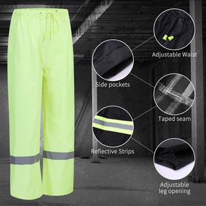 Trajes de lluvia de PVC para exteriores para hombres y mujeres con marca personalizada Diseño impermeable Logotipos personalizados y ventilación - Product Image 3