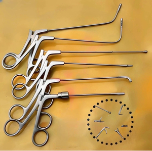 Juego de 6 Instrumentos Quirúrgicos Nasales de Precisión, Manuales, de Acero Inoxidable, para Cirugía Endoscópica de Senos Paranasales y Procedimientos ORL - Product Image 1