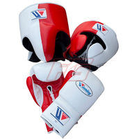 Kazanan Boks Seti Bağcıklı MMA Eldivenleri Yetişkin Hakiki Sığır Derisi Hafif Hızlı Kuruyan Nefes Alabilen Profesyonel Dövüş Eldivenleri OEM