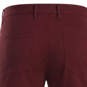 Men's Maroon Golf Pants Stylish Performance <b>Trousers</b> Comfortable Outdoor Sports Clothing for Golf <b>Training</b> Exercise and Casual - Product Image 5