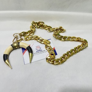 Collar con Colgante de Cuerno y Hueso de Búfalo 100% Auténtico, Hecho a Mano por Artesanos, Accesorio de Moda Artística de Última Tendencia - Product Image 5