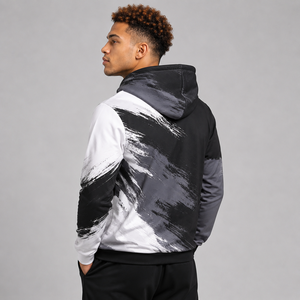 Sudadera con Capucha Sublimada para Hombre de Primera Calidad, Tejido Duradero, Ajuste Cómodo, Impresión por Sublimación Personalizada, Diseño Elegante - Product Image 4