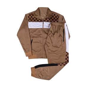 Chándales de poliéster tricolor para hombre, ropa deportiva para correr, trajes de pista para hombre - Product Image 1