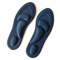 Semelles intérieures en mousse EVA bleu marine Steady Step, orthopédiques 4D, relaxantes pour les muscles, robustes et de fabrication experte