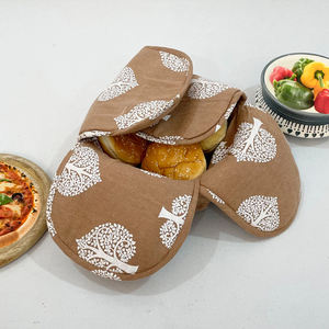 Panier à pain en tissu réutilisable, imprimé sur mesure, en coton écologique, best-seller - Product Image 2