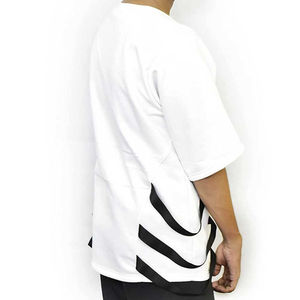 T-shirt surdimensionné personnalisé 180 g/m² en coton et élasthanne de haute qualité, lourd, délavé à l'acide, pour la gym - Product Image 4
