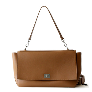 Bolsos de Mano de Cuero Genuino Casuales de Lujo para Mujer, con Dos Asas y Diseño de Caramelo, al por Mayor - Product Image 1