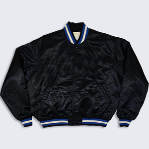 Chaqueta Universitaria Personalizada de Satén, Chaqueta Varsity con Logotipo Personalizado, Tallas Grandes para Hombre, Chaquetas de Béisbol Universitarias OEM para Hombre - Product Image 5
