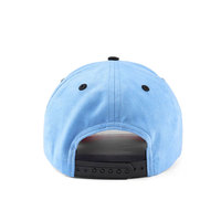 Gorra de béisbol azul claro con estrella roja y logotipo H blanco bordado en el panel frontal, de 6 paneles, ajustada, unisex, informal, para primavera/verano.