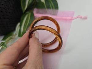 Boucles d'oreilles pendantes en résine et perles naturelles faites à la main, élégantes, légères, bijoux fantaisie tendance, accessoires cadeau pour femmes et jeunes filles, idéales pour les fêtes - Product Image 2
