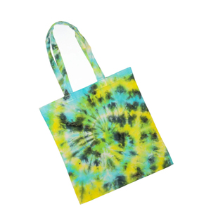 Wholesale Foldable Canvas Tote <b>Bag</b> Custom Logo And Size Reusable Comfortable Shopping <b>Bag</b> 100% Tie Dye Cotton - Product Image 3