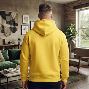Sewing Hub Industry Sweat à capuche polaire pour homme, coupe oversize et ample, grammage lourd 450 GSM, imprimé graphique Y2K Cyber Tribal - Product Image 2