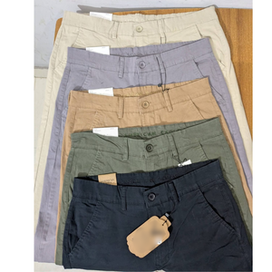 Pantalones Chinos Oxford de Corte Recto para Hombre, Cintura Media, Casuales, Largos, con Botones, Antiarrugas, Tela de Algodón, para Otoño - Product Image 6