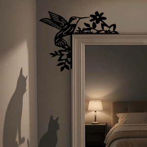 CIFbuy สติ๊กเกอร์ติดผนังรูปนกเหล็กแบบถอดได้สไตล์วินเทจ ตกแต่งบ้าน TikTok สำหรับบริการรับสินค้า Temu - Product Image 3