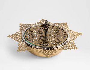 Luxury Look Metal Incense Holder <b>Bakhoor</b> Burner for Ramadan Decorative Gulf Supplier <b>Oud</b> Incense Holder Gold Finished Wholesale - Product Image 1