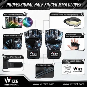 Guantes de MMA de Alta Calidad para Entrenamiento de Artes Marciales, Precio al por Mayor, Servicios OEM, Nuevas Llegadas, Guantes de Boxeo para Hombre - Product Image 6