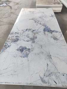 Baldosas de Mármol Travertino Blanco Calacatta - Baldosas Modernas, Pulimentadas, Impermeables, Duraderas y Ecológicas para Baño, Cocina y Dormitorio - Product Image 2