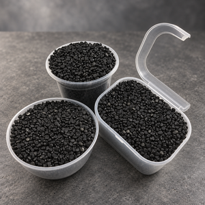 Gránulos de Masterbatch de Color Negro, Grado de Moldeo por Inyección, Polvo para Aplicaciones Generales, Pellets de Plástico - Product Image 1