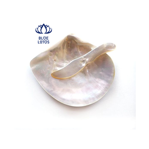 BEST SELLER Cuillère en nacre écologique et sûre 2026, ustensile en coquille pure, idéale pour servir les œufs et déguster les desserts, prix direct - Product Image 1