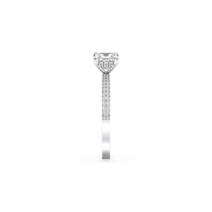 แหวนเพชรทรงโซลิแทร์แบบซ่อนรัศมี REYES Original Design ทองคำแท้ 14K เพชร HPHT CVD ผลิตในห้องปฏิบัติการ สำหรับผู้หญิง เครื่องประดับชั้นดีราคาแพง - Product Image 4