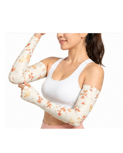Manchon de Cyclisme Anti-UV Personnalisé en Coton Respirant, Manches Longues de Compression Sans Doigts, Protection Solaire pour Adultes – Grande Vente - Product Image 2