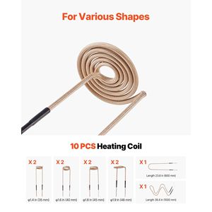 Riscaldatore a Induzione Magnetica Portatile 1100W 110V, Kit per Rimozione Bulloni e Dadi, Strumento per Riparazione Auto, Versione Russa - Product Image 4