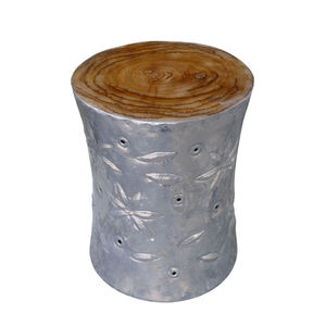 Mesa Auxiliar de Metal Forjado a Mano Moderna al por Mayor, Taburete Decorativo con Acabado de Tambor, Muebles para el Hogar a Precio Razonable - Product Image 3