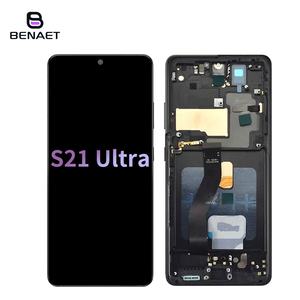 Display schermo Lcd all'ingrosso G998 LCD per <span class=keywords><strong>Samsung</strong></span> <span class=keywords><strong>S21</strong></span> <span class=keywords><strong>Ultra</strong></span> 5G G998U G998B Display LCD Touch Screen assemblaggio vetro Display - Product Image 1
