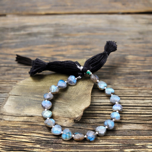 Bijoux ethniques faits à la main conçoit des perles de cristal de Labradorite pierres précieuses naturelles pierres en vrac pour Bracelets colliers - Product Image 1