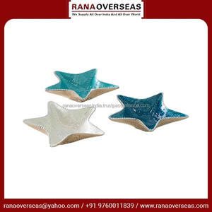 Bol en métal en aluminium étoile de mer avec revêtement en émail idéal pour les bonbons aux fruits secs et plus à des tarifs de gros raisonnables - Product Image 3