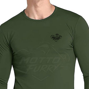 Camisetas Térmicas de Poliéster/Algodón Tejidas Directamente de Fábrica, Logotipo Personalizado, Calidad Premium, Secado Rápido, Transpirables, para Uso Diario Masculino, OEM - Product Image 5