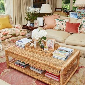 Plateau rectangulaire en rotin naturel tressé à la main, décoration d'intérieur en bambou, origine Vietnam, marque KCV, modèle KRT, taille personnalisée, pour fruits - Product Image 4