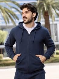 Men’s Winter Tech <b>Fleece</b> Zip-Up Hoodie Water-Resistant Bonded Zipper Sport <b>Jacket</b> - Product Image 3